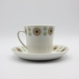 Constantia RSA Coffee Tea Cup and Saucer Set Geometric Design